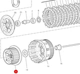 19610532C -  MOYEU PORTE-DISQUE (FCC) |  M1100/DVL 1200/MTS 1200
