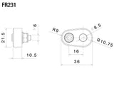 FR231B - KIT DE MONTAGE POUR CLIGNOTANTS AVANT | SCR