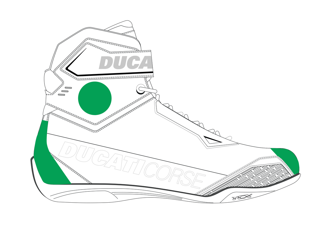 Ducati Corse City C2 Short Motorcycle Boots Ducati Bruxelles