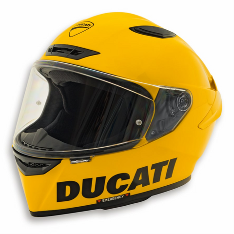 Casque Ducati Logo Yellow