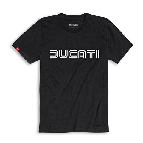 T-Shirt Ducatiana 80s Noir