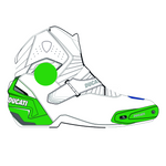 Ducati Theme short motorcycle boots